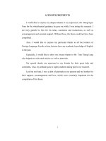 Difficul ties the reading comprehension skill for the second year students of batf at hpu No.2 and suggested solutions