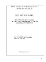 skkn tên sáng kiến kinh nghiệm cách dạy toán 5 để học sinh tự tìm tòi khám phá kiến thức mới