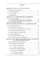 Thiết kế hệ thống phanh xe con 7 chỗ ngồi