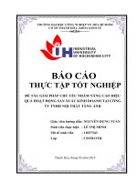 bài 9 Nâng cao hiệu quả sản xuất kinh doanh tại công ty  TNHH nội thất tăng ảnh