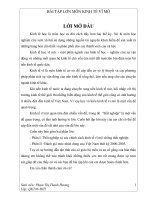 thất nghiệp và các chính sách kinh tế vĩ mô chống thất nghiệp