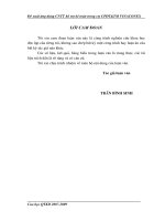 đề xuất ứng dụng công nghệ thông tin hỗ trợ kế toán trong công ty cổ phần đầu tư và thương mại vinaconex