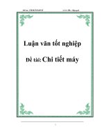 luận văn chi tiết máy trong cơ khí