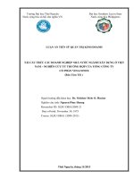 tóm tắt luận án tái cấu trúc các doanh nghiệp nhà nước ngành xây dựng ở việt nam – nghiên cứu từ trường hợp của tổng công ty cổ phần vinaconex