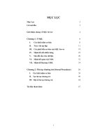 t-sql và stored procedure