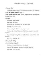 skkn chỉ đạo áp dụng bộ chuẩn ptte 5 tuổi trong việc dạy trẻ kỹ năng sống