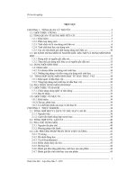 Đồ án Nghiên cứu pha trộn để chế tạo dung môi sinh học thân thiện môi trường