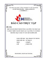 MỘT số GIẢI PHÁP NHẰM NÂNG CAO CÔNG tác đào tạo và PHÁT TRIỂN NGUỒN NHÂN lực tại CÔNG TY cổ PHẦN THƯƠNG mại và đầu tư xây DỰNG ĐÔNG đô