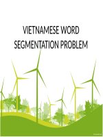 Chuyên đề tách từ Tiếng Việt