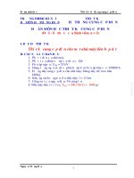 ĐỒ ÁN THIẾT KẾ CUNG CẤP ĐIỆN CHO NHÀ MÁY LIÊN HỢP DỆT Giáo viên hướng dẫn BẠCH QUỐC KHÁNH (ĐỀ 2)