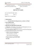 Tính toán thiết kế hệ thống phanh cho xe minibus 12 chỗ ngồi