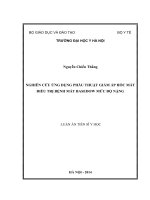nghiên cứu ứng dụng phẫu thuật giảm áp hốc mắt điều trị bệnh mắt basedow mức độ nặng