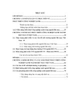 phát triển công nghiệp xanh trong ngành dệt may việt nam