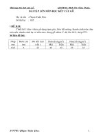 Bài tập lớn kết cấu gỗ