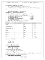 Bài tập lớn cấp thoát nước