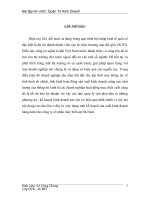 xây dựng một kế hoạch sản xuất kinh doanh hàng năm cho công ty cổ phần máy biến áp hà nam