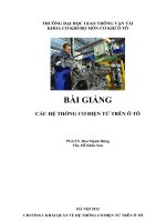 Bài giảng hệ thống cơ điện tử