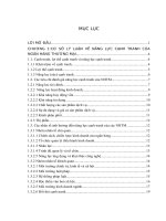 nâng cao năng lực cạnh tranh tại ngân hàng đầu tư và phát triển việt nam