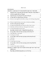 phân tích chiến lược xuất khẩu hàng dệt may của việt nam thời gian qua và một số đề xuất trong thời gian tới