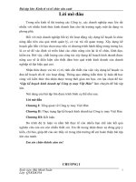 lập kế hoạch kinh doanh tại công ty may việt hàn