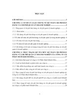 thực trạng kế tổ chức kế toán chi phí bán hàng và chi phí quản lý doanh nghiêp của công ty cổ phần muối khánh hòa