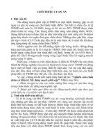 tóm tắt luận án nghiên cứu chẩn đoán và điều trị tắc động mạch phổi cấp