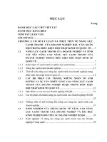 nâng cao năng lực cạnh tranh của các doanh nghiệp hậu cần qđ trong điều kiện hội nhập kinh tế quốc tế