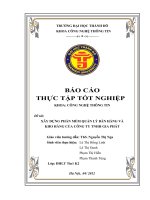 XÂY DỰNG PHẦN mềm QUẢN lý bán HÀNG và KHO HÀNG của CÔNG TY TNHH GIA PHÁT