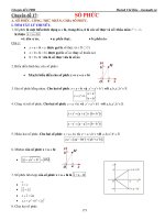 chuyên đề môn tóan - số phức