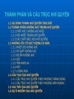 báo cáo thành phần và cấu trúc khí quyển