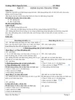 giáo án môn tin học lớp 7 học kỳ 2