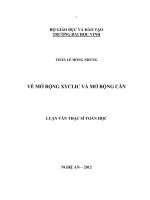 Về mở rộng xyclic và mở rộng căn