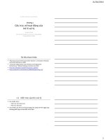 Cấu trúc và hoạt động của hệ Vi xử lý