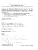 phương trình và bất phương trình - lý thuyết sử dụng ẩn phụ