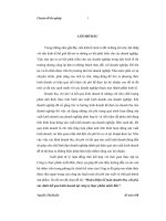 Chuyên đề hoàn thiện kế toán doanh thu chi phí và xác định kết quả kinh doanh tại công ty thực phẩm miền Bắc