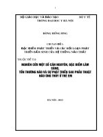 nghiên cứu một số căn nguyên, đặc điểm lâm sàng, tổn thương não và sự phát triển sau phẫu thuật não úng thủy ở trẻ em
