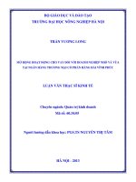 mở rộng hoạt động cho vay đối với doanh nghiệp nhỏ và vừa tại ngân hàng thương mại cổ phần hàng hải vĩnh phúc