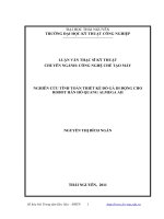 nghiên cứu tính toán thiết kế đồ gá di động cho robot hàn hồ quang almega aii