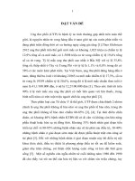 đánh giá hiệu quả điều trị ung thư phổi không phải tế bào nhỏ giai đoạn muộn bằng phác đồ gemcitabin & cisplatin tại bệnh viện k