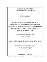 nghiên cứu sự tạo phức đa ligan trong hệ 1-(2-pyridylazo)-2-naphthol (pan) - bi (iii) - chcl2cooh bằ ng phƣơng pháp chiết - trắc quang và ứng dụng phân tích