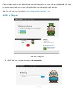 Học từ vựng bằng english vocabulary