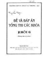 Tuyển tập đề thi và đáp án các môn học lớp 6