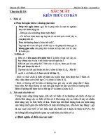 chuyên đề luyện thi đại học - xác suất