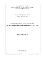 nghiên cứu thiết kế các bộ biến đổi điện ứng dụng cho trạm phát thủy điện công suất cực nhỏ