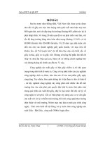 Đề tài tính toán thiết kế hệ thống xử lý nước thải công nghiệp sản xuất giấy bột giấy, công suất 7000m3 ngày đêm