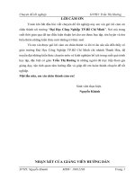 Xử lý nợ xấu trong hệ thống ngân hàng thương mại việt nam
