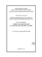 Đề tài nghiên cứu thiết kế chế tạo máy ép chấn tôn thủy lực 1200t