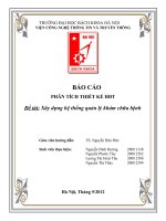 xây dựng hệ thống quản lý khám chữa bệnh