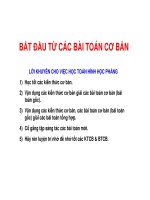 lời khuyên cho việc học tóan hình học phẳng