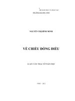 Về chiều đồng điều luận văn thạc sĩ toán học